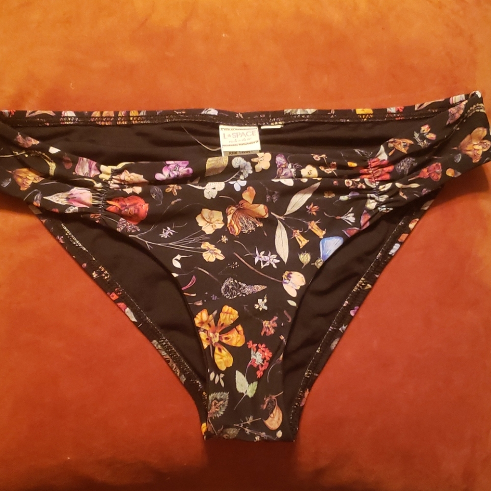 L Space Liberty Floral bikini bottom